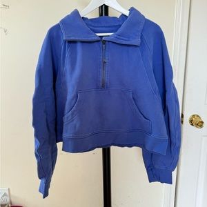 Lululemon Funnel Neck Half Zip Scuba